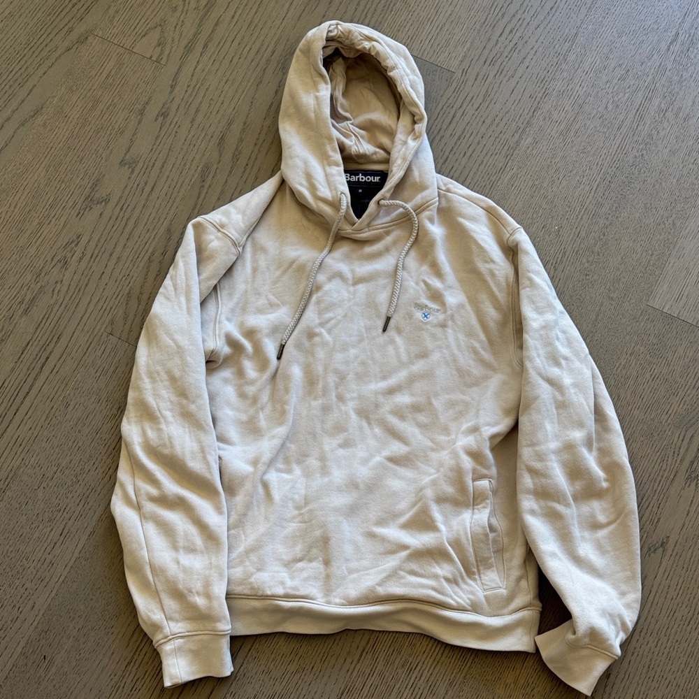 Barbour Beige Hoodie
